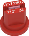 Ugello a ventaglio ad ampio spettro ceramico WRC 110° rosso