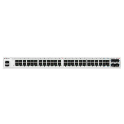 FORTISWITCH-148F-FPOE SWITCH L2+ MAN. CON 48 P. GE + 4 P. SFP+ POWER BUDGET FINO A 740W