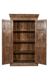 Biscottini Biscottini Stipo Libreria Legno Massiccio Porta Antica 130x51x223 Solido