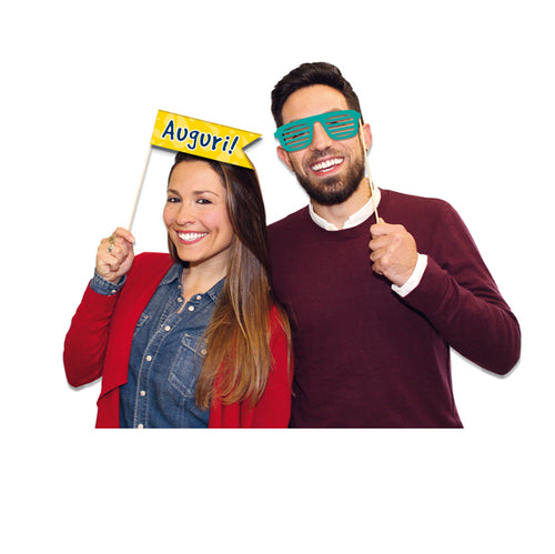 Photo Booth Buon Compleanno 8 Fantasie Big Party