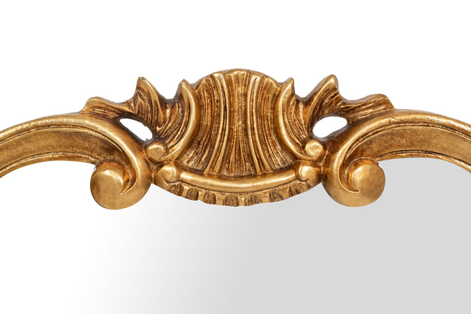 Biscottini Specchiera Parete Legno Oro Anticato Biscottini Design Italiano 91x69x3