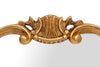 Biscottini SPECCHIERA DA PARETE IN LEGNO FINITURA FOGLIA ORO ANTICATO MADE IN ITALY
