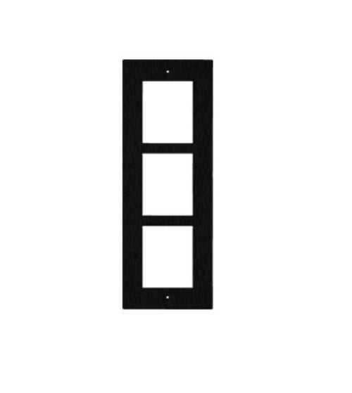 Ver frame for flush ins 3 mod black - 9155013B
