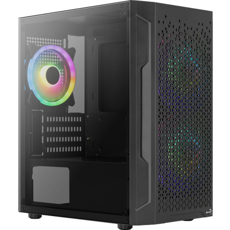 Aerocool Trinity Mini Mini Tower Nero (AeroCool Trinity Mini-G-BK-V2 - MT - m)