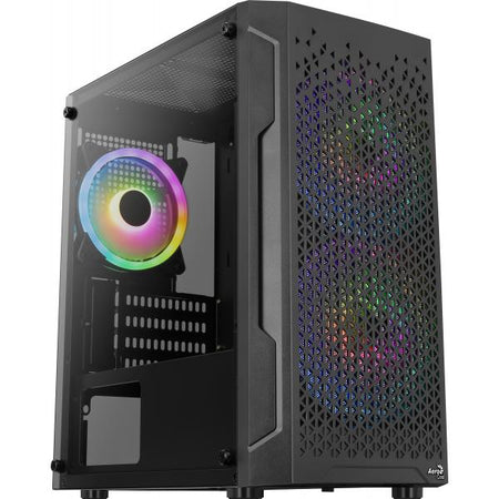 Aerocool Trinity Mini Mini Tower Nero (AeroCool Trinity Mini-G-BK-V2 - MT - m)