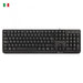 NGS TASTIERA CON 12 TASTI MULTIMEDIALI, 104 TASTI, USB, LAYOUT ITA