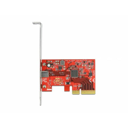 DeLOCK Scheda PCI Express x4 per 1 x SuperSpeed USB 20 Gbps [USB 3.2 Gen 2x2] USB Type-C femmina esterno - 3 A (Delock - USB-adapter - PCIe 3.0 x4 - U)