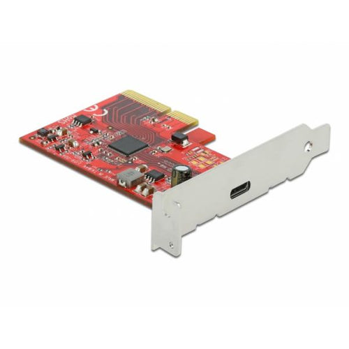 DeLOCK Scheda PCI Express x4 per 1 x SuperSpeed USB 20 Gbps [USB 3.2 Gen 2x2] USB Type-C femmina esterno - 3 A (Delock - USB-adapter - PCIe 3.0 x4 - U)