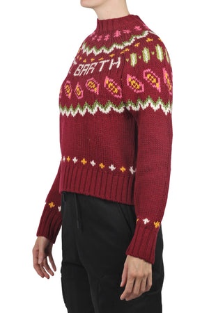 MC2 SAINT BARTH MC2 Saint Barth - Maglia - 441703 - Fantasia Bordeaux da donna