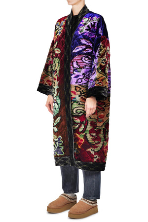 PIERRE-LOUIS MASCIA Pierre-Louis Mascia - Kimono - 460159 - Viola/Bordeaux da donna