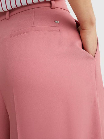 Tommy Hilfiger PANTALONE FLUID TWILL WIDE da donna