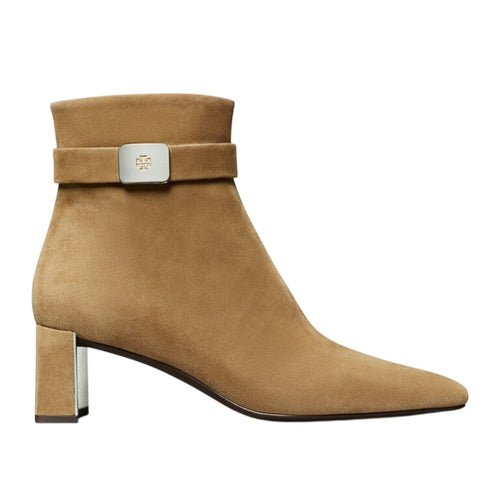 TORY BURCH stivali donna tory burch - georgia ankle boot 55mm - beige da donna