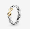 Pandora anello a fascia Infinito scintillante