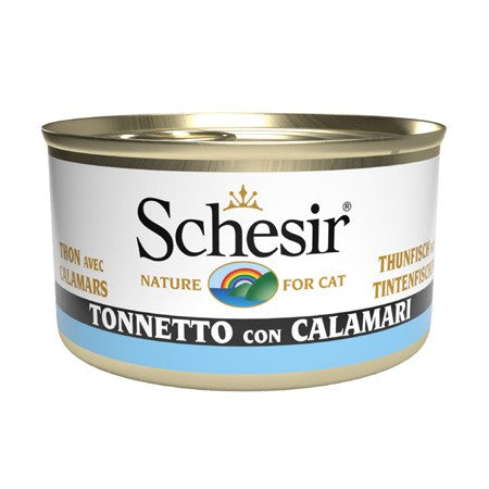 Schesir Jelly Tonnetto con Calamari Scatoletta per Gatti Adulti 85gr
