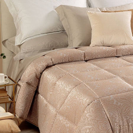 Trapunta Dorata ! Caleffi In Raso Jacquard Matrimoniale Dreaming