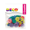 Confezione 30 Bottoni In Legno Colori Pastello Deco