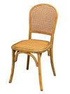 Biscottini Sedia Thonet in massello di frassino e seduta rattan finitura Naturale L42xPR50xH89 cm