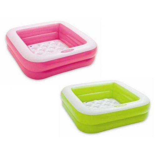 Intex Piscina Baby Gonfiabile Quadrata 86x86x25cm Col.assortiti 57100