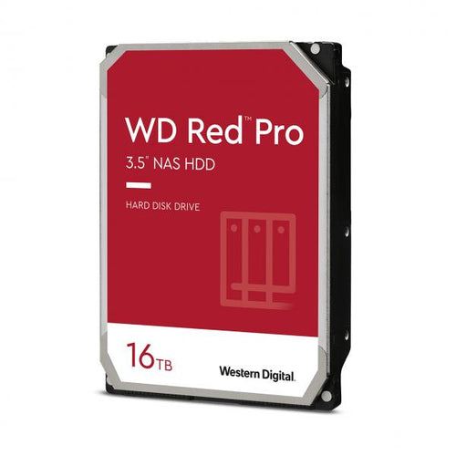 Hard disk WD Red Pro WD161KFGX - 16000Gb (16Tb) - Sata III / 600 - 7200 RPM - 512 MB - 6 Gbit/s - 3.5 - Ideale per NAS