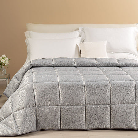 Trapunta Dorata ! Caleffi In Raso Jacquard Matrimoniale Dreaming
