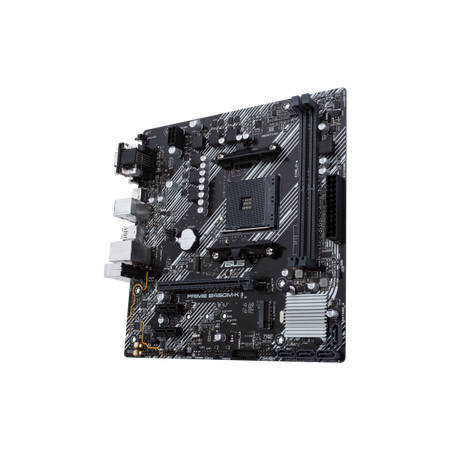 ASUS PRIME B450M-K II - scheda madre - micro ATX - Socket AM4 - Chipset AMD B450 - USB 3.2 Gen 1 - Gigabit LAN - grafica integrata (CPU richiesta)