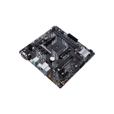 ASUS PRIME B450M-K II - scheda madre - micro ATX - Socket AM4 - Chipset AMD B450 - USB 3.2 Gen 1 - Gigabit LAN - grafica integrata (CPU richiesta)