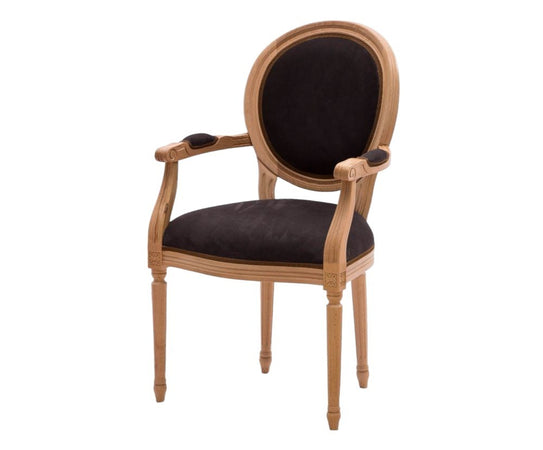 MOBILI 2G - Capotavola classico legno imbottito velluto nero 50x47x100