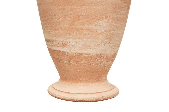 Biscottini Anfora Romana Biscottini Terracotta Lavorata a Mano 34x26x80 Design Antico