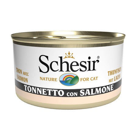 Schesir Jelly Tonnetto con Salmone Scatoletta per Gatti Adulti 85gr