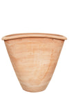 Biscottini Biscottini Vaso Parete Conca Terracotta Artigianale Toscana Antigeliva 50x34x45
