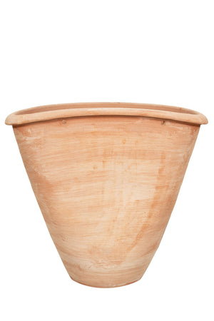 Biscottini Biscottini Vaso Parete Conca Terracotta Artigianale Toscana Antigeliva 50x34x45