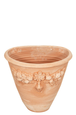 Biscottini Conca da parete in Terracotta 100% Made in Italy interamente Lavorata a Mano