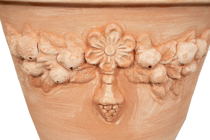 Biscottini Conca da parete in Terracotta 100% Made in Italy interamente Lavorata a Mano