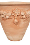 Biscottini Biscottini Vaso Parete Conca Terracotta Artigianale Toscana Antigeliva 50x34x45
