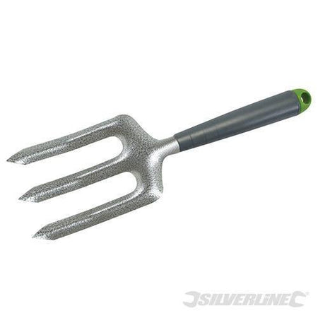 Forca a 3 denti in acciaio verniciato Silverline 300 mm - Eternal Brico