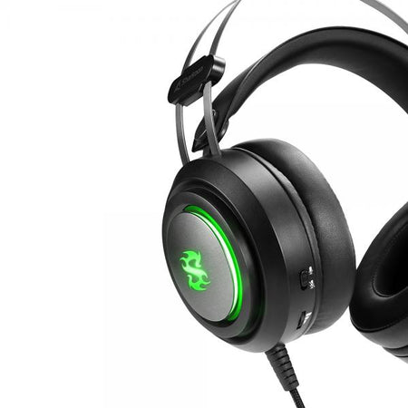 SHARKOON CUFFIE STEREO GAMING HEADSET, USB SOUND CARD, VIRTUAL SOUND 7.1, RGB