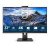 PHILIPS MONITOR 32 LED IPS 16:9 4K UHD 350 CDM, USB-C HUB, RJ45, PIVOT, WEBCAM, DP/HDMI, MULTIMEDIALE