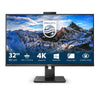PHILIPS MONITOR 32 LED IPS 16:9 4K UHD 350 CDM, USB-C HUB, RJ45, PIVOT, WEBCAM, DP/HDMI, MULTIMEDIALE