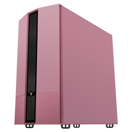 CASE ITEK MICRO ATX "LIFLIG P41" GAMING MINI TOWER 2*USB3, 12cm fan ARGB, Trasp Wind - PINK EDITION - ITGCALLP41