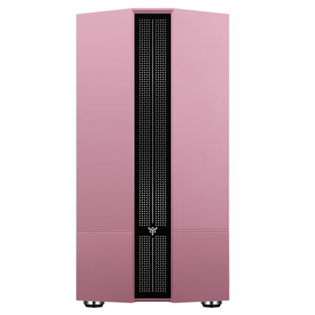 CASE ITEK MICRO ATX "LIFLIG P41" GAMING MINI TOWER 2*USB3, 12cm fan ARGB, Trasp Wind - PINK EDITION - ITGCALLP41
