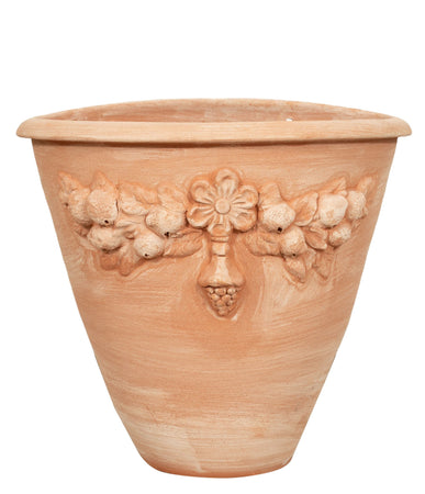 Biscottini Conca da parete in Terracotta 100% Made in Italy interamente Lavorata a Mano