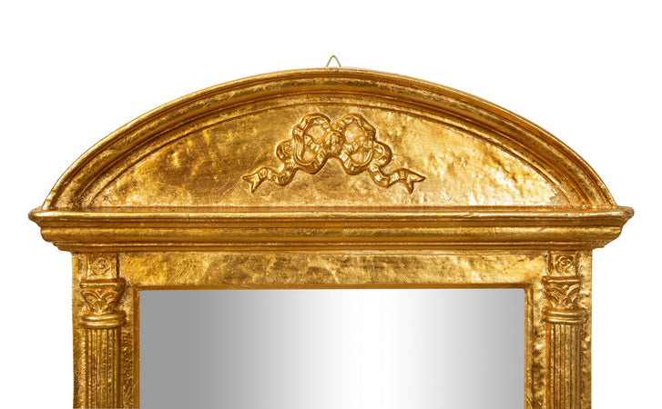 Biscottini SPECCHIERA DA PARETE IN LEGNO FINITURA FOGLIA ORO ANTICATO MADE IN ITALY