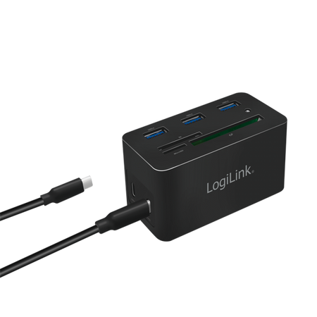LogiLink UA0370 replicatore di porte e docking station per laptop Cablato USB 3.2 Gen 1 [3.1 Gen 1] Type-C Nero (UA0370)
