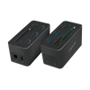 LogiLink UA0370 replicatore di porte e docking station per laptop Cablato USB 3.2 Gen 1 [3.1 Gen 1] Type-C Nero (UA0370)