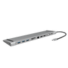 LogiLink UA0373 replicatore di porte e docking station per laptop Cablato USB 3.2 Gen 1 [3.1 Gen 1] Type-C Alluminio (UA0373)