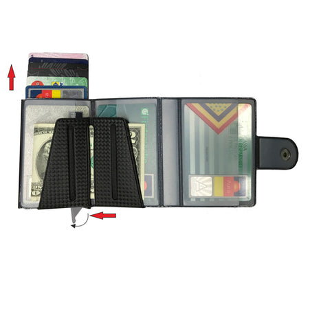 Portacard Wally Carbon 6X9,5Cm Nero Alplast