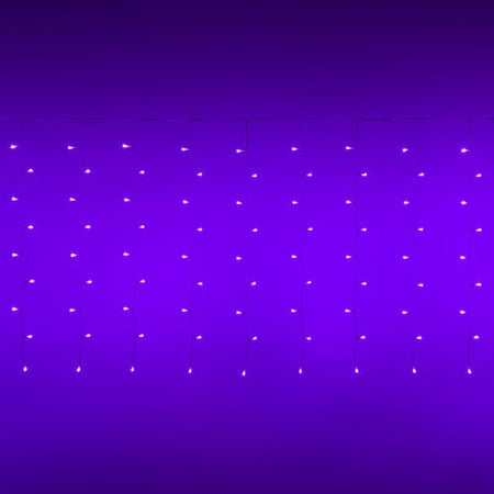 Tenda luminosa 180 led multicolor di Natale cascata da interno ed esterno 400 cm