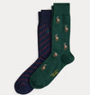 Due paia di calze con pony e a righe !  Ralph Lauren: di Stile