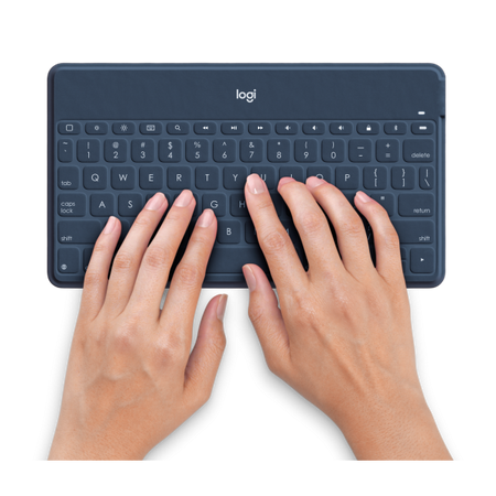 Logitech 920-010052 tastiera per dispositivo mobile QWERTY Nordic Bluetooth Arancione (Logitech Keys-To-Go - tastatur - QWERT)