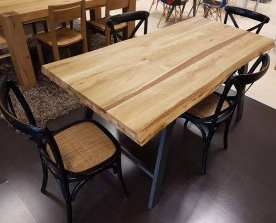 MOBILI 2G - TAVOLO MASSELLO NODO APERTO 160X90 SP. 6 cm  FISSO (800)
